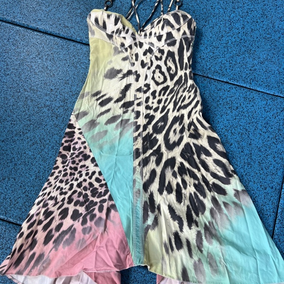 Just cavalli vintage dress with back bustle (size 6) - Picture 7 of 10